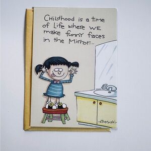 Birthday Cards for Anyone, Mary Engelbreit Art on Cardstock, Blank Birthday Card